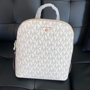 The Cindy, vanilla Michael Kors backpack!